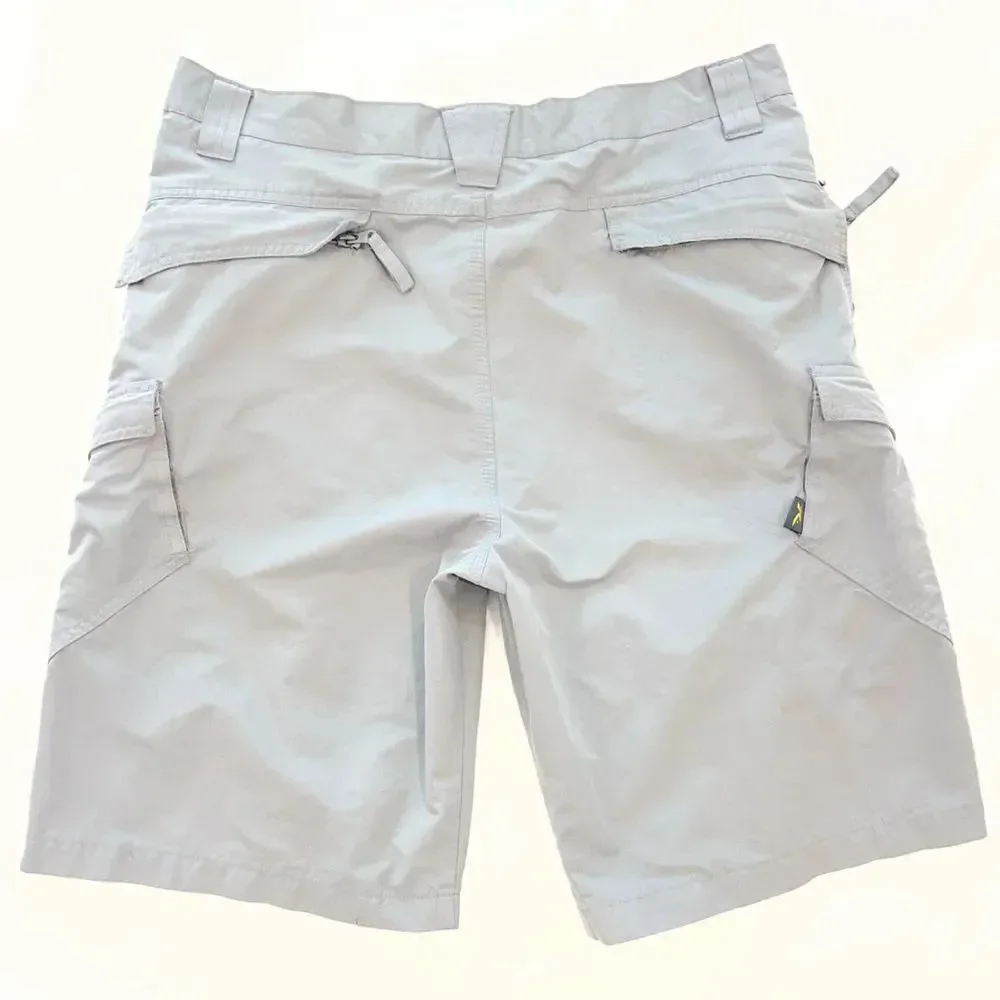 Rusty Men’s Gray Technical Cargo Shorts Size 34 Street Moto Surf